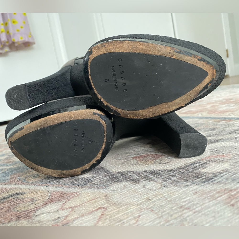 Casadei Platform Booties - image 5